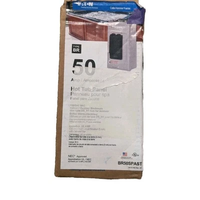 Eaton BR50SPAST CUTLER HAMMER Series 50 AMP 热水管面板 带断路器 — 第 1/4 张图片