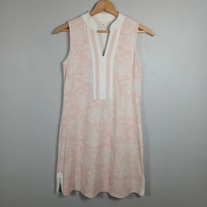 Vestido Spartina 449 Pequeño Rosa y Blanco Floral Hecho en Perú - Imagen 1 de 10