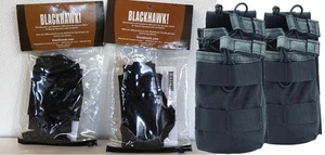 Blackhawk! 37CL118BK Tier Stacked Mag Pouch M4/P 30RND Black - 2pk - Picture 1 of 10