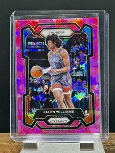 2023-24 Panini Prizm Jalen Williams Pink Ice Prizm #19 - Oklahoma City Thunder - Picture 1 of 2