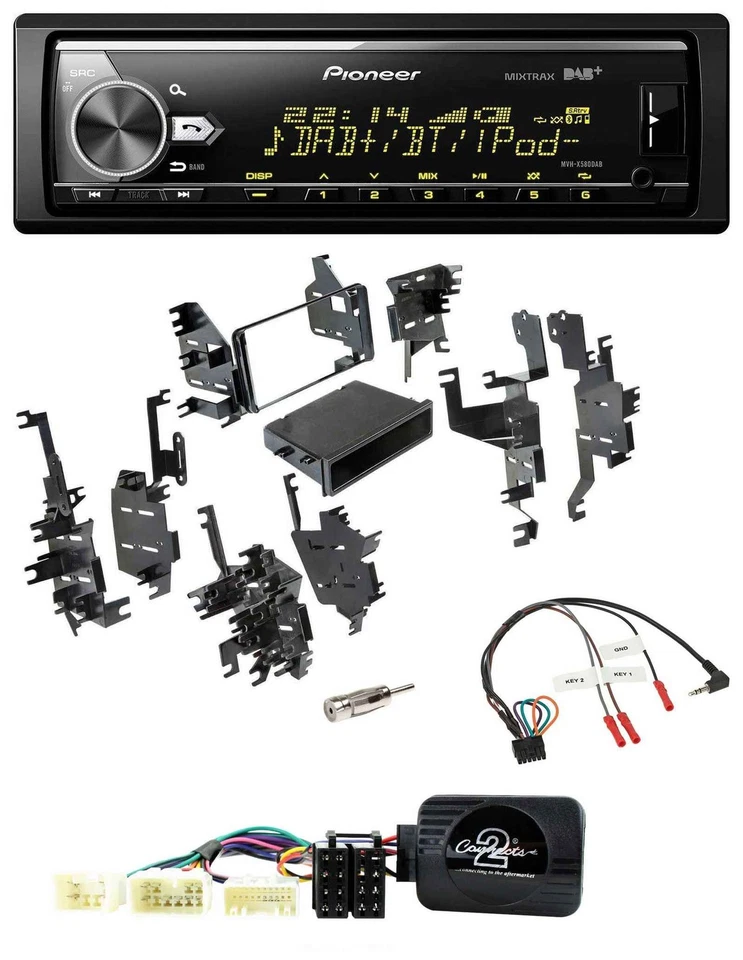 Pioneer Bluetooth USB DAB Lenkrad Autoradio für Toyota FJ (ab 2007) - Bild 1 von 4