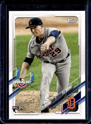 2021 Topps Opening Day Tarik Skubal RC Rookie #123 Tigers - Image 1 of 2