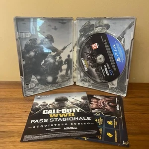 CALL OF DUTY WWII Steelbook - SONY PLAYSTATION 4 Ps4 - PAL - Completo - Perfetto - Imagen 1 de 4