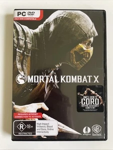 Mortal Kombat X 10 PC GAME DVD Edition with Case - Picture 1 of 3