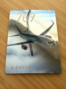 Delta Air Lines Trading Card Boeing 767-300 - Picture 1 of 2