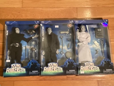 3 FIGURAS JÓVENES FRANKENSTEIN 12"" JUGUETES DE EXHIBICIÓN LATERAL NUEVA CAJA SELLADA EDICIÓN LIMITADA Foto 1 de 4