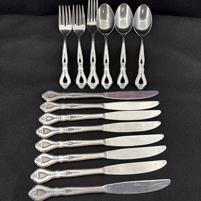 Cubiertos Rogers Autumn Ballad Stanley Roberts acero inoxidable Corea 14 piezas Foto 1 de 4