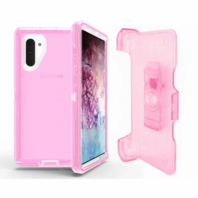 Funda protectora resistente a prueba de golpes con clip para cinturón para Samsung Galaxy Note 10+Plus Foto 1 de 4