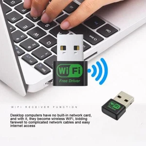USB WiFi Bluetooth Adapter 150Mbps Dual Band 2.4Ghz Wireless Network T5A6 Y6D2 - Picture 1 of 9