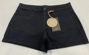 Ladies size 10 DOTTI CHLOE CLASSIC Black Denim shorts- *BNWT* RRP $39.95 - Picture 1 of 4