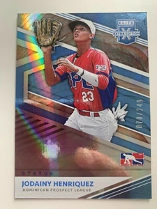 JODAINY HENRIQUEZ 2020 Panini Elite Extra Edition Baseball BLUE Foil #'d/249 - Picture 1 of 1
