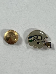 Prendedor de casco de fútbol americano vintage de la NFL Seattle Seahawks - Imagen 1 de 3