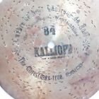 Antique Disc Of Music Box Kalliope 9 1/4 Inch Disc Musical Box Xmas Song #086