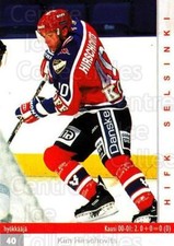 2001-02 Finnish Cardset #210 Kim Hirschovits