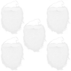 10 Pezzi Puntelli Performance Barba Sposo Bambino Babbo Natale Falso Natale - Foto 1 di 12