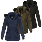 Geographical Norway Women's Jacket Parka Winter Coat Lined Warm Winter Jacket