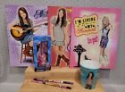Disney Channel Hannah Montana Pencils Folder Guitar Christmas Ornament Cup Lot