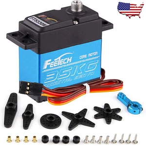 35KG Digital Servo Metall Getriebe hohes Drehmoment 25T Servoarm für RC Auto Roboter FT5330M - Bild 1 von 9