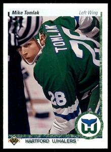 1990-91 Upper Deck BB Mike Tomlak #343 RC NM-MT OR BETTER Hartford Whalers