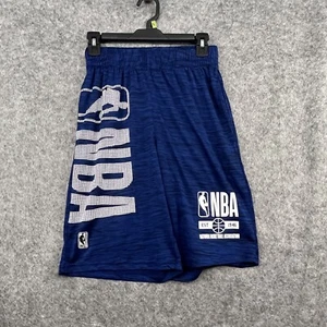 NBA Mens Shorts Small Blue Big Logo Basketball Athletic - Picture 1 of 12