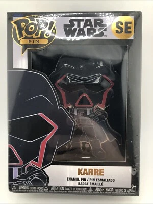Funko POP! Star Wars Karre - Enamel Pin w/ Removable Stand - Disney - NEW - Image 1 of 4