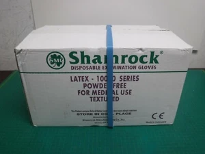 Shamrock Latex Disposable Examination Gloves - 1 Case of 1000 Gloves (MEDIUM) - Picture 1 of 4