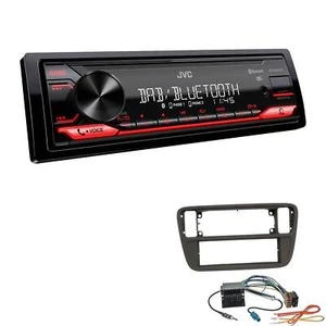 JVC Digital Auto Radio Bluetooth DAB+ USB für Seat Mii ab 2011 schwarz - Bild 1 von 5