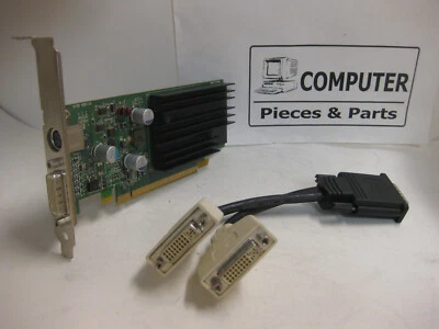 Dell NVidia GeForce 9300 256MB PCI-E DVI Video Card  0K192G  K192G + Dual DVI-I - Image 1 of 4