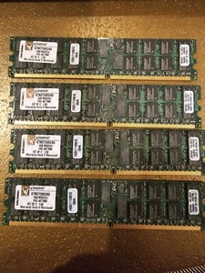 Kingston 16GB Memory kit KTM2759K2/8G 4GB Module x4 DDR2 PC2-5300P ECC RAM - Picture 1 of 1