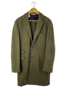 BOGLIOLI Coat Size 50 wool KHK C3101E - Picture 1 of 5