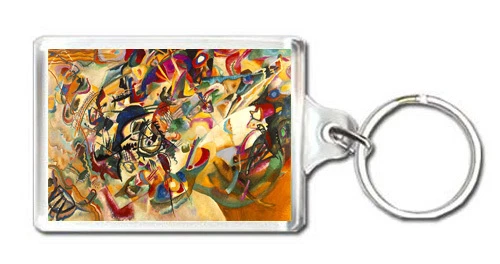 KANDINSKY COMPOSITION VII ART KEYRING LLAVERO