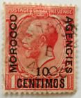 Morocco Agencies 10 Centimos 1914 Usato Ottime Condizioni Mi Gb Ma 115