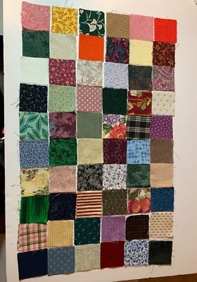 180-Piece 2.5" Cotton Quilting Squares Fabric Assortment Vintage Floral & Plaid - Image 1 of 4