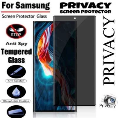 Privacy TPU Film For Samsung Galaxy S8/20/21/S22/23/24 Note 8/9 Ultra Protector - Image 1 of 4