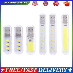 1/2/4Pcs Small Camping Lamp White/Warm Light Lightweight for Laptops Computer - Bild 1 von 16