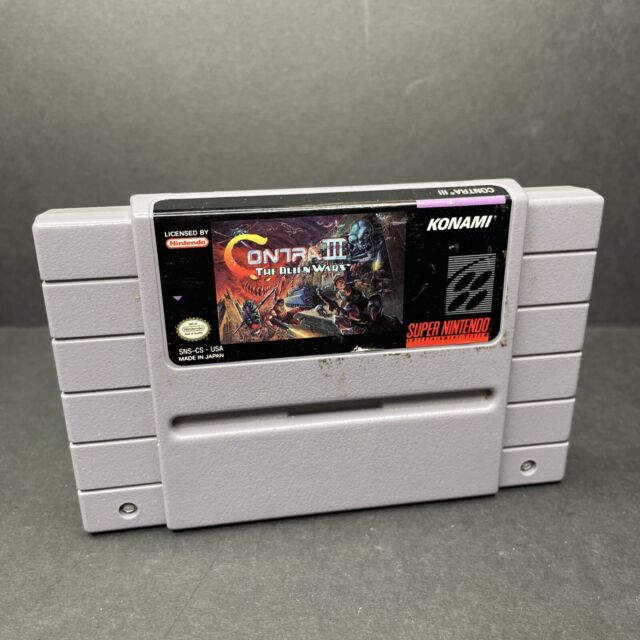 Jogo Contra III - SNES - Sebo dos Games - 10 anos!