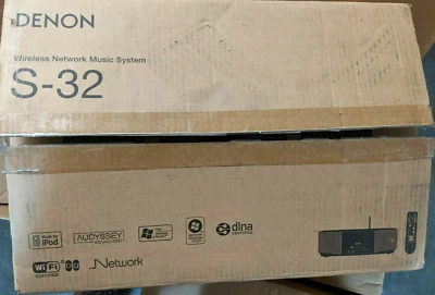 Denon S-32 Internet Radio with Built-in Speakers and 2-Alarm Clock New Seal Box - Image 1 of 4