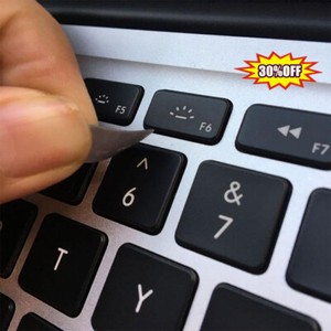 ENGLISH KEYBOARD STICKERS Black and White Letters for  Keyboards PC Laptop