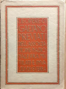 Le opere di Gaetano Previati dell'Associazione Nazionale fra Mutilati ed Invali - Picture 1 of 1
