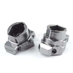 Jazrider Aluminum Rear Portal Drive Axle Mount (Gun Metal) For Traxxas TRX-4 - Picture 1 of 1