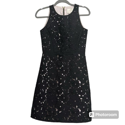 Abito da lavoro Kate Spade nero taglio floreale