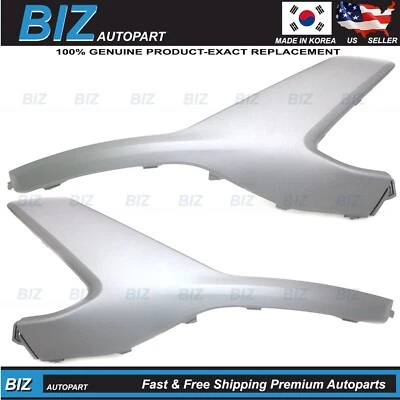 Genuine Front Bumper Skid End Plates LH & RH for 2021-2023 Hyundai Santa Fe Foto 1 de 4