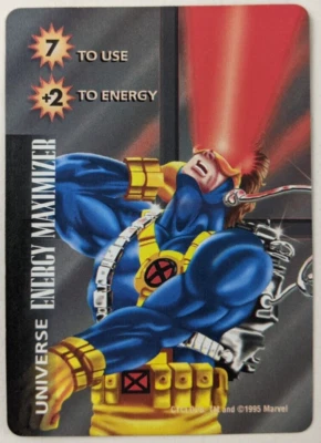 Energy Maximizer Cyclops PROMO Marvel OverPower TCG CCG Trading Card Game - Image 1 of 2