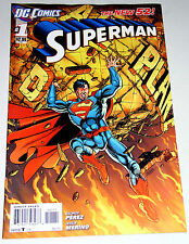 SUPERMAN #1  NEW 52  GEORGE PEREZ  HIGH GRADE