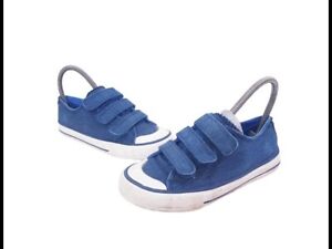 Kids Boys Blue Trainers Sneakers Shoes Size 2UK/34EUR Regular 