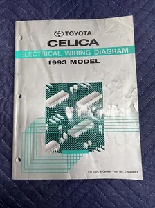 1993 Toyota Celica Electrical Wiring Diagrams Original Manual GT GTS ST - Picture 1 of 2