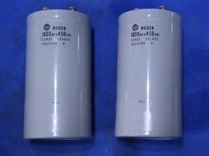 HITACHI HCGFA 1800 MFD 450 VDC CAPACITOR - Picture 1 of 6