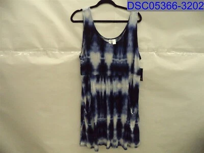 A.N.A. Women's Blue Dress Swimsuit Cover-Up, Size=1X, 298-1286 0026 - Image 1 of 4