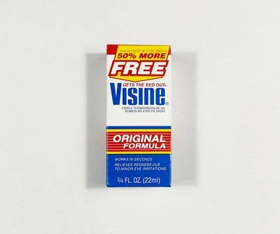 Botella VISINE de colección de 0,75 onzas líquidas caducada junio 1997 utilería sellada Foto 1 de 4