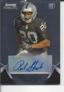 * ROD STREATER * 2012 BOWMAN STERLING AUTOGRAPH ROOKIE RC - Picture 1 of 1